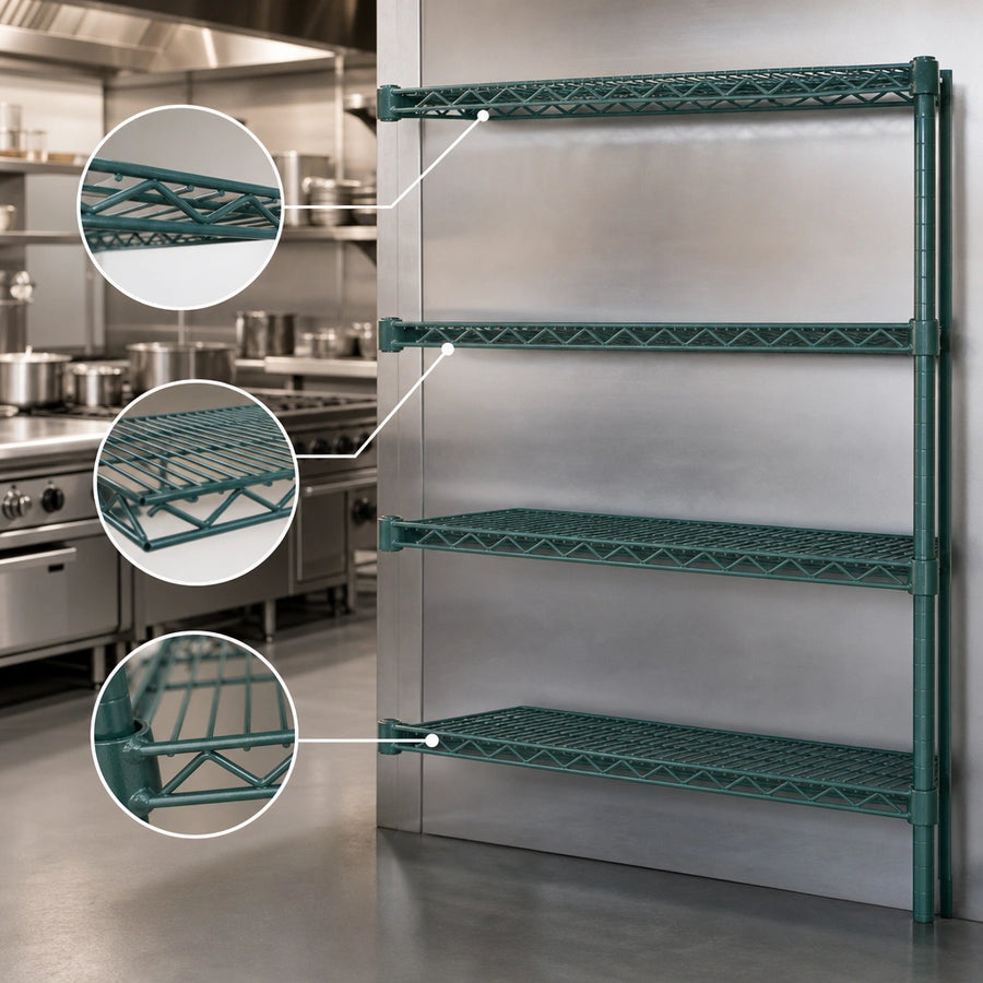 Patented QuadTruss® Shelves