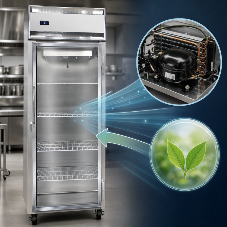 Product image #3 for Continental Refrigerator 1FESNGD 1-Section Extra-Wide Reach-In Display Freezer with Glass Door