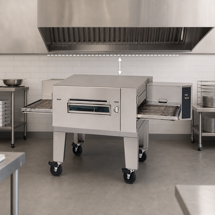 Product image #3 for Lincoln Impinger Low Profile 1600 Series Electric Single-Deck Conveyor Pizza Oven, 80-Inch Wide