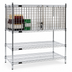 Thumbnail image #3 for Eagle Group Stainless Steel Security Enclosure Kit for 21-Inch Shelving, 60-Inch Wide, Hinged Doors