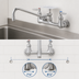 Thumbnail image #3 for T&S Brass B-0233-03 Wall-Mounted Pantry Mixing Faucet with 12-Inch Swing Nozzle and Soap Dish