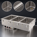 Thumbnail image #3 for Vollrath Three-Well Drop-In Hot Food Well with Thermostatic Controls, Manifold Drain, 240V, Full-Size Pans
