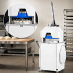 Thumbnail image #3 for Doyon Baking Equipment (Middleby) DSA4422 Semi-Automatic Floor-Model Dough Divider/Rounder, 4 kg Capacity, 22 Pieces, Wheel-Mounted