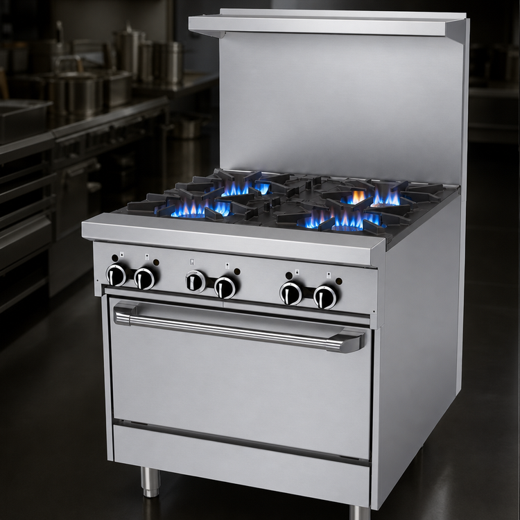 Product image #3 for Garland G-Series 24-Inch Gas Restaurant Range with 4 Open Burners and Space-Saver Oven