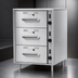 Thumbnail image #3 for RedHots DWN-3-240 Freestanding 3-Drawer Narrow Electric Warming Drawer, 240V