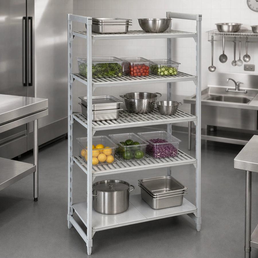 Five-Tier Mixed Shelf Layout