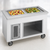 Thumbnail image #3 for 36-Inch Mobile Ice-Cooled Cold Pan Serving Station for 2 12x20 Pans, Enclosed Base