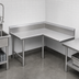 Thumbnail image #3 for John Boos Pro-Bowl 60 x 96-Inch L-Shaped Corner Clean Dishtable, Right-to-Left