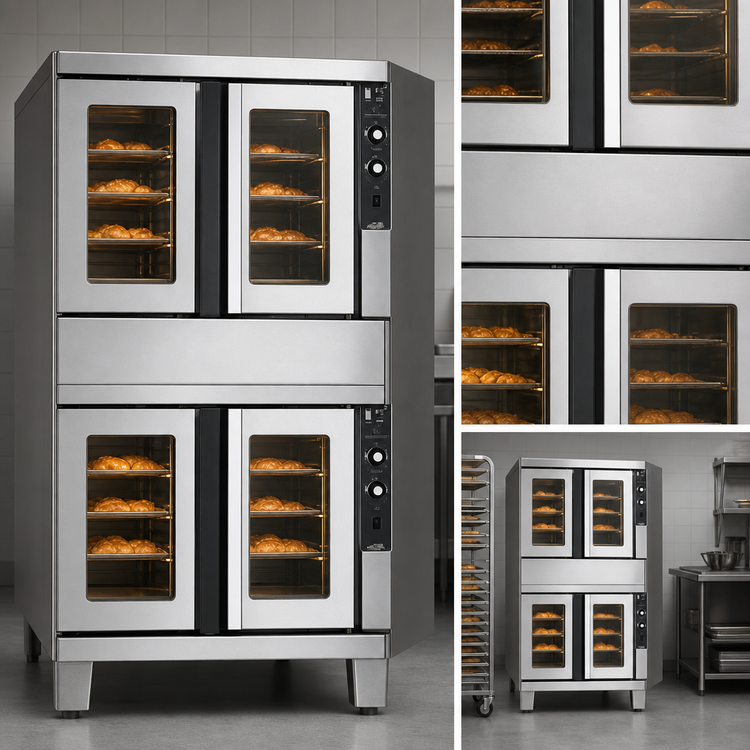 Product image #3 for Blodgett Zephaire Series ZEPH-200-E DBL Double-Deck Bakery Depth Electric Convection Oven