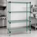 Thumbnail image #3 for EagleGard Quad-Adjust 4-Tier Stationary Wire Shelving Starter Unit, 60