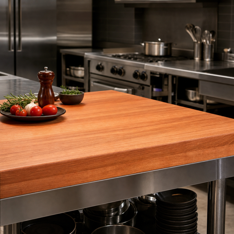 Product image #3 for Boos Block American Cherry Edge Grain Kitchen Countertop, 48 x 30 x 2-1/4 Inch, Penetrating Oil Finish