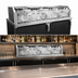 Thumbnail image #3 for Glastender 90-Inch Wide Back Bar Glass Ice Display Unit, 12-Inch Deep