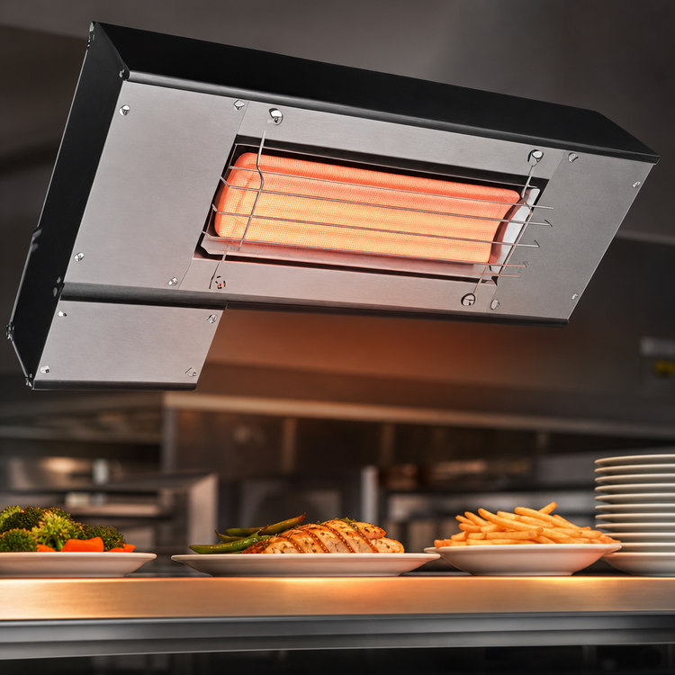 Product image #3 for Hatco Ultra-Glo 66-Inch Single Ceramic Infrared Strip Heater