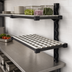 Thumbnail image #3 for Camshelving Elevation Wall-Mounted Vented Add-On Shelf Kit, 24 x 36 Inches, Brushed Graphite