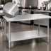 Thumbnail image #3 for Eagle Group Budget Series 84-Inch x 36-Inch Flat Top Work Table with Adjustable Undershelf