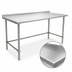 Thumbnail image #3 for Eagle BlendPort Budget Series Stainless Steel Work Table with Rear Upturn, 84 x 30 Inches