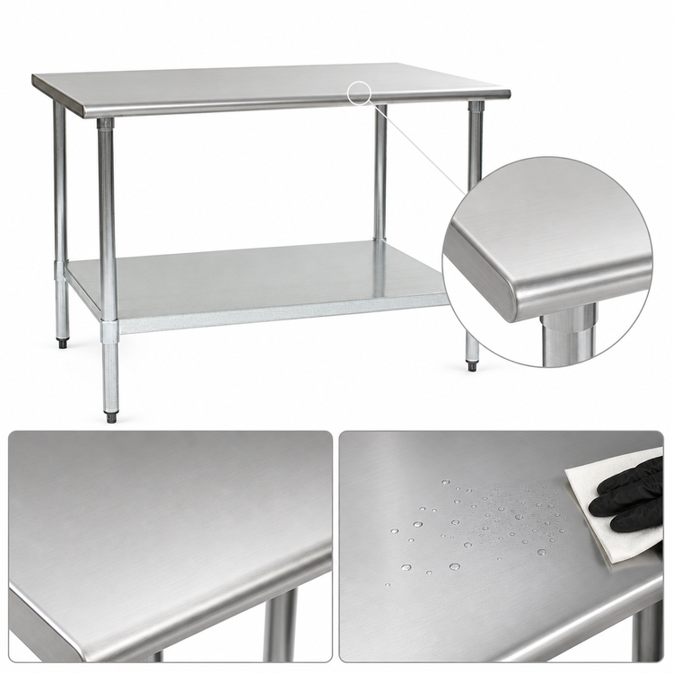 Product image #3 for BlendPort® Budget Series 84-Inch W x 24-Inch D Flat Top Work Table