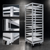 Thumbnail image #3 for Panco Full-Height Mobile Front-Load Oven Rack for 12 Full-Size Sheet Pans