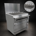 Thumbnail image #3 for Vulcan Endurance 36-Inch LP Gas Restaurant Range with 36-Inch Charbroiler and Refrigerated/Freezer Drawer Base