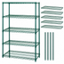 Thumbnail image #3 for Quantum Stationary Wire Shelving Starter Kit, 42