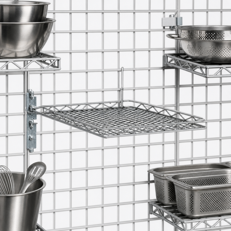 Product image #3 for WalStor Modular Wall System Grid Shelf, 16-3/4 x 16-3/4 Inches