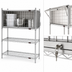 Thumbnail image #3 for Eagle Group 60-Inch W x 18-Inch D Stainless Steel Security Enclosure Kit with Flip-Up Door