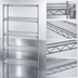 Thumbnail image #3 for Eagle Group 5-Tier Wire Add-On Shelving Unit, 30 x 24 x 86 Inches, Chrome-Plated
