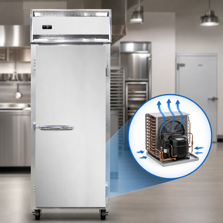 Product image #3 for Continental Refrigerator 1FENSS One-Section Extra-Wide Reach-In Freezer
