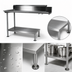 Thumbnail image #3 for John Boos Stainless Steel Dishtable Undershelf, 125-5/8