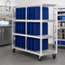 Thumbnail image #3 for New Age Mobile Aluminum 3-Tier Tray Drying Rack, 288-Tray Capacity