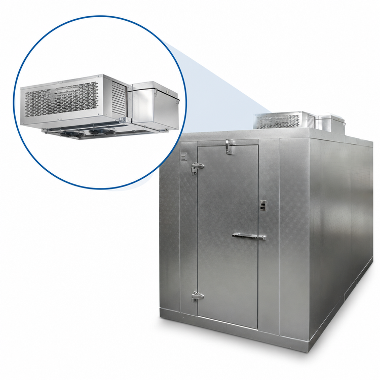 Product image #3 for Norlake Kold Locker 8' x 8' Indoor Walk-In Cooler with Floor and R290 Capsule Pak ECO Refrigeration