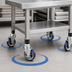 Thumbnail image #3 for Krowne Economy Series 5-Inch Swivel Stem Work Table Caster Set of 4