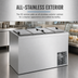 Thumbnail image #3 for Master-Bilt DC-8DSE All-Stainless Chest Ice Cream Dipping Cabinet, 11 Top / 8 Storage 3-Gallon Tub Capacity