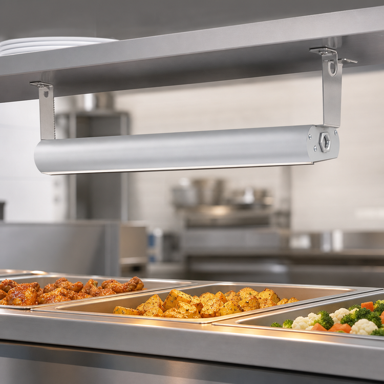 Product image #3 for Vollrath 24-Inch Low Profile Unlighted Strip Heat Lamp with Aluminum Housing