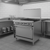 Thumbnail image #2 for Titan JTRH-24IP-1ST-36C 36-Inch Heavy Duty Gas Range with 24