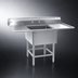 Thumbnail image #3 for Spec-Master FN Series One-Compartment Stainless Steel Sink with Left Drainboard and 9-1/2-Inch Backsplash, 41-1/2-Inch W x 35-Inch D