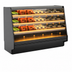 Thumbnail image #3 for Fusion® GHSS652HLB 75-3/8-Inch Open Front Heated Self-Service Hot Food Display Case with 3 Solid Heated Shelves