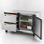 Thumbnail image #3 for True Mfg. - General Foodservice SPEC SERIES TUC-60D-2-HC~SPEC3 60-Inch 2-Section Undercounter Refrigerator, Stainless Steel, 1 Door, 2 Drawers