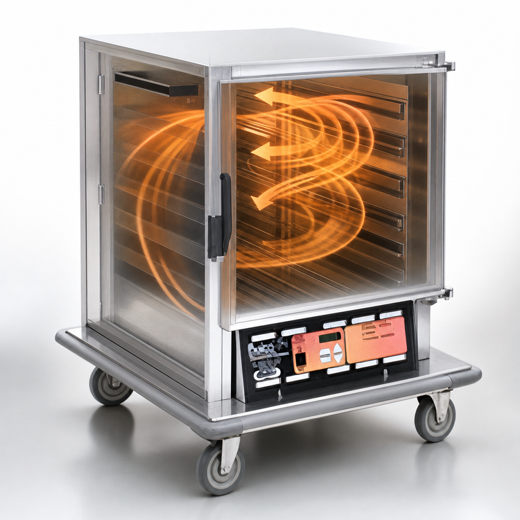 Product image #3 for Panco HPUELSI-RC3.00 Insulated Undercounter Heated/Proofing Cabinet with Polycarbonate Window Door