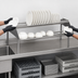 Thumbnail image #3 for John Boos Double-Sided Tubular Stainless Steel Sorting Shelf for Soiled Dish Tables, 120 x 30-1/2 x 32 Inches