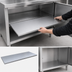 Thumbnail image #2 for Optional Removable Stainless Steel Shelf for Cabinet Base Chef Tables