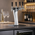 Thumbnail image #3 for Perlick Panther Style 4-Faucet Wine Dispensing Kit for Third Door Kegerators, Chrome