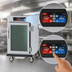 Thumbnail image #3 for Metro C5 9 Series Half-Height Controlled Humidity Heated Holding and Proofing Cabinet with Glass Door and Universal Wire Slides
