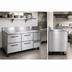 Thumbnail image #3 for Continental Refrigerator FA68SNBS-D 68-Inch Shallow Depth Worktop Freezer Base