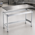 Thumbnail image #3 for New Age 48 Inch x 24 Inch Aluminum Base Work Table with 16 Gauge 304 Stainless Steel Top