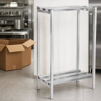 Thumbnail image #3 for Channel Manufacturing Lifetime Tough DR2442-2 2-Shelf Channel-Style Aluminum Dunnage Shelving, 42 x 24 x 64 Inches