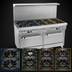 Thumbnail image #3 for Southbend Ultimate 60-Inch Gas Restaurant Range with 8 Burners, Standard Oven, and Convection Oven
