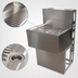 Thumbnail image #3 for 36-Inch Stainless Steel Modular Underbar Drain Board, Open Base