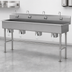 Thumbnail image #3 for Advance Tabco 80-Inch Four-Station Knee-Operated Freestanding Hand Wash Sink