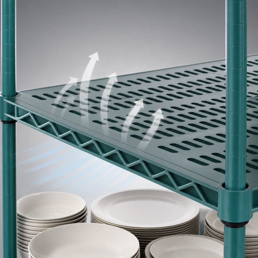 Louvered Shelf Surface